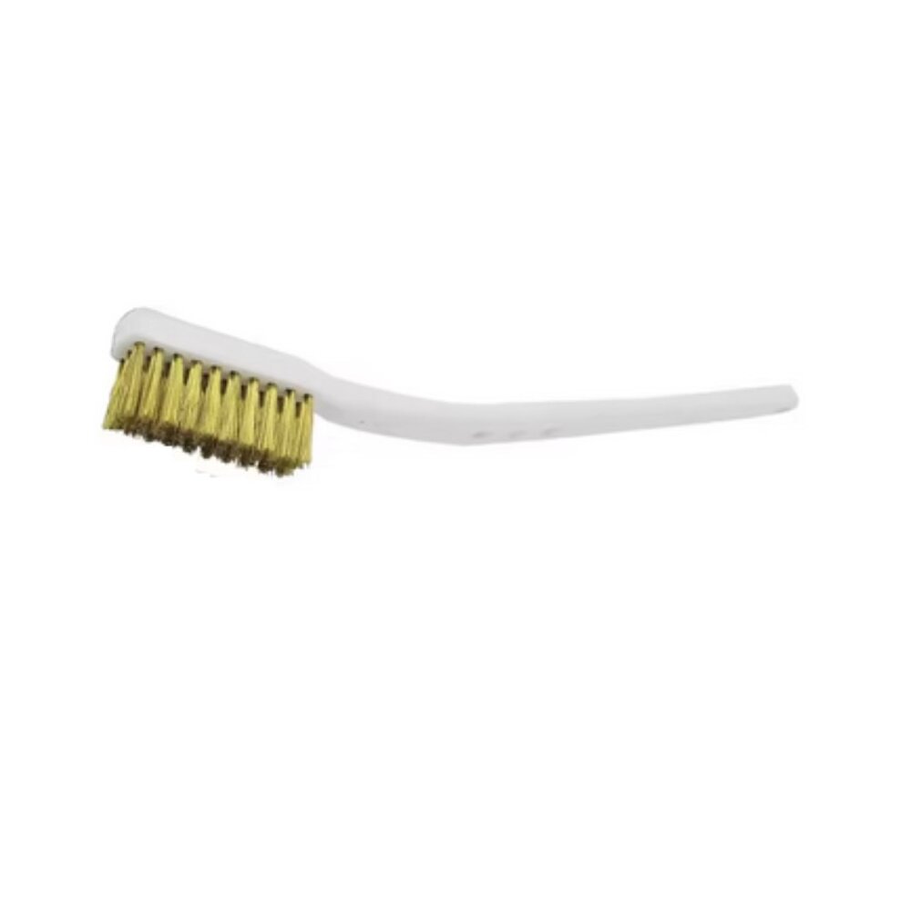 17 cm Brass Wire Brush – Heavy-Duty Rust & Burn Remover